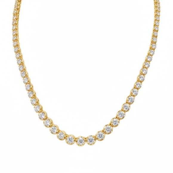 Elegant Gold and Silver Necklace
